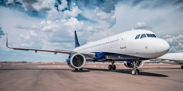 airplane on tarmac