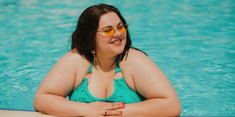 I Have A Mom Butt And You Know What? That's Fine. woman at pool