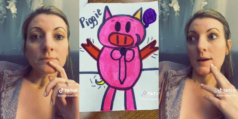Principal Wants To Write Little Girl Up For Drawing A Bowtie On Her Art Project Daughter's bowtie drawing TikTok