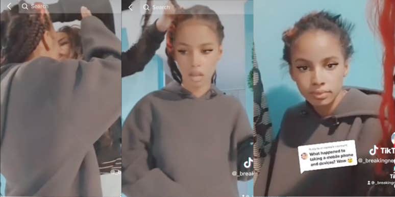 Mom Cuts Off Daughter's Hair During Livestream To Teach Her 'Being Educated' Is More Important Than 'Being Cute' Mom cuts daughter's hair on live