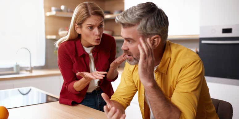 Dad Sabotages Son's Job Search So He'll Care For Disabled Brother Husband and wife arguing