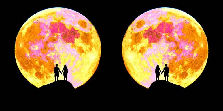 Effects Of Each Moon Phase On Relationships couple under full moon
