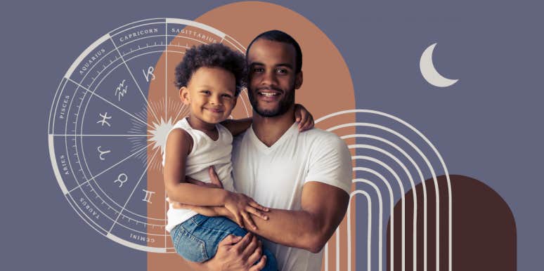 Your Child's Moon Sign: The Most Important Zodiac Placement For Parents man holding toddler