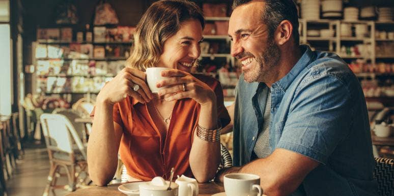 The Most Unique Challenges To Dating In Every Age Range man and woman on coffee date