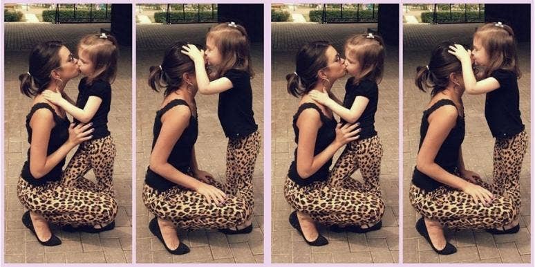 So precious! mother daughter