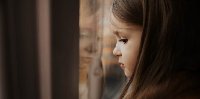 sad little girl