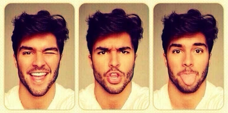 model faces model faces