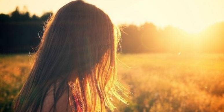 Woman in nature. Woman in nature.