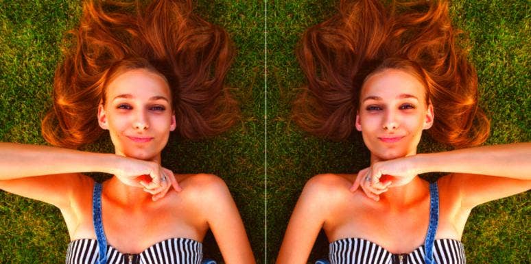 How A Near-Death Experience Reminded Me To Slow Down woman laying in the grass smiling