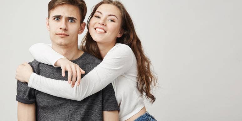 10 Annoying Habits Of Needy People And How To Deal With Them needy woman hugging man