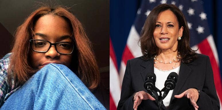 Nia Tipton and Kamala Harris Nia Tipton and Kamala Harris