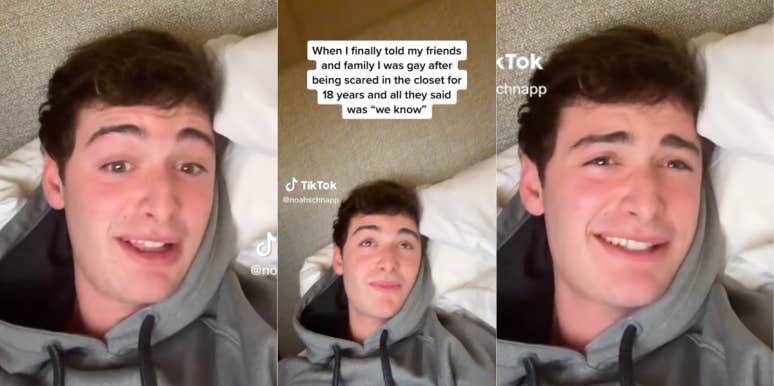 What Noah Schnapp's Coming Out Means For LGBTQ Acceptance Screenshots from Noah Schnapp's coming out TikTok