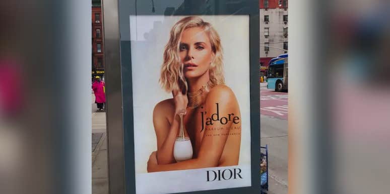advertisement of model woman