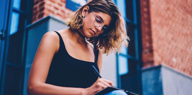 I Am A Writer, But I’m Not Responsible For Educating You woman educating herself