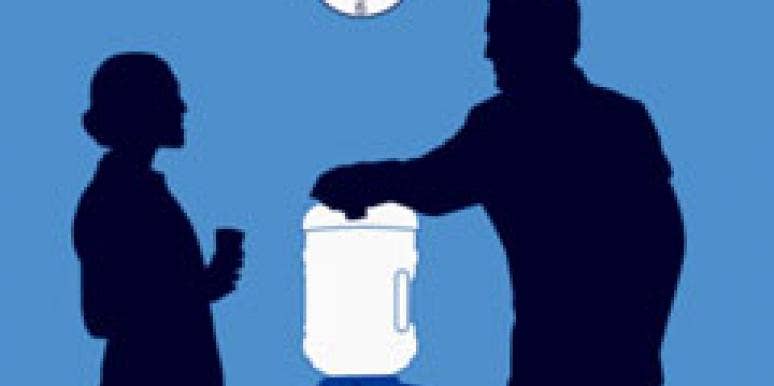 10 Things Not To Say To A Co-Worker Crush man on top of woman on office desk caught