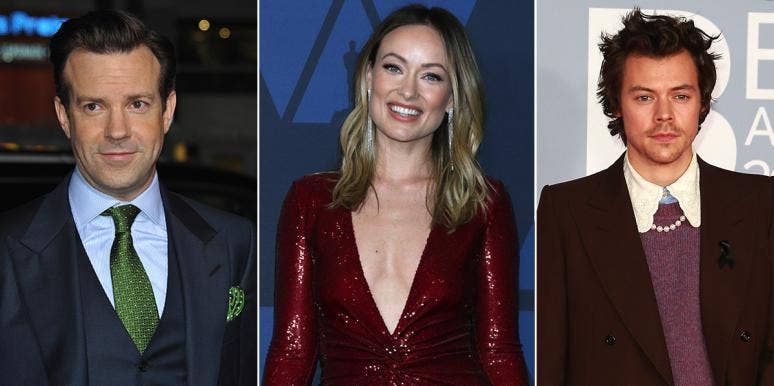 Harry Styles, Olivia Wilde, and Jason Sudeikis Harry Styles, Olivia Wilde, and Jason Sudeikis