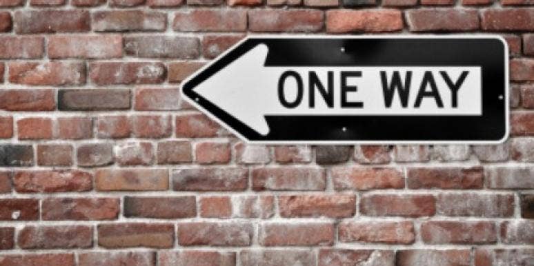 one way