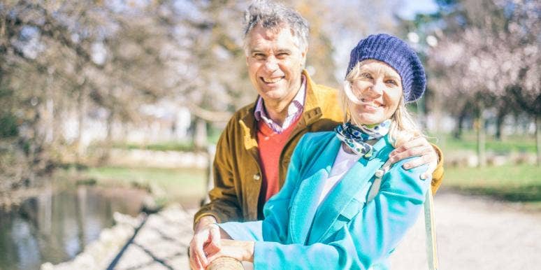 over 40 how long to date before marriage middle aged couple on a date