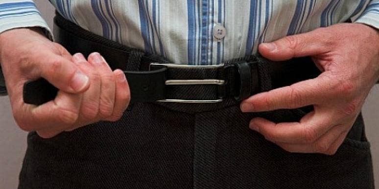 Penis Size: Size Matters But So Does His Height man buckling pants