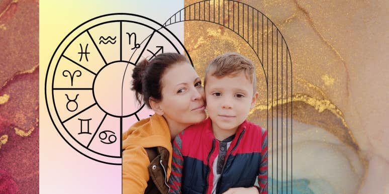 mother and son zodiac wheel