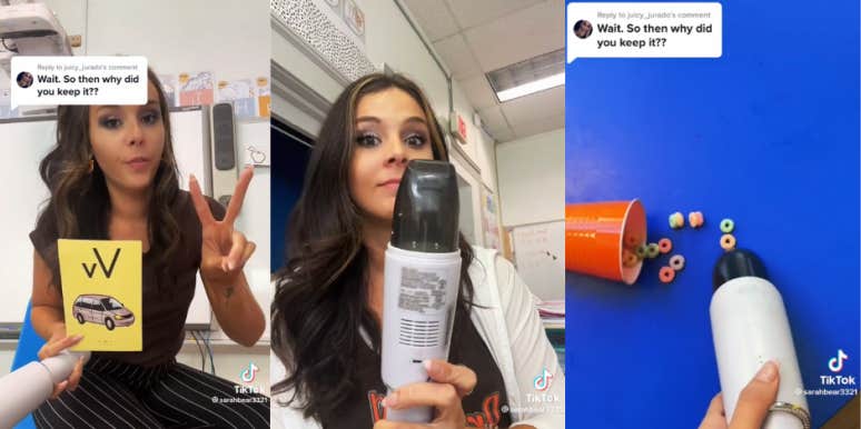 Teacher Says A Mom Gave Her A Vacuum To 'Turn On' Every Time Her Daughter Acts Out After The School Suggested She Go Back To Preschool The vacuum the student's parent gave to the teacher