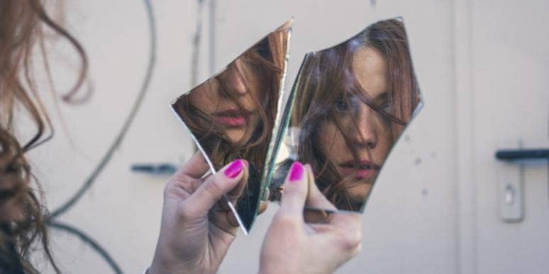 broken mirror