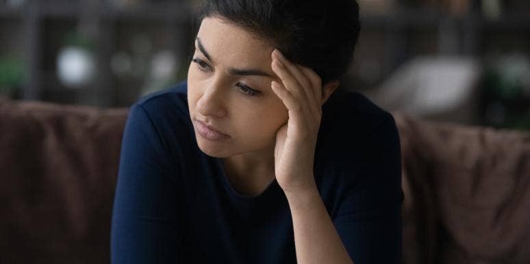 Stop And Realize Your Limit With People Before You Burn Out drained woman holding head