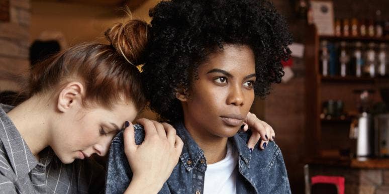 Toxic People Have These 7 Personality Traits To Watch Out For woman watching out for toxic people and personality traits