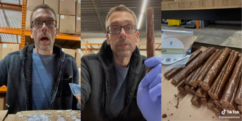 Worker Exposes Pet Food Supplier's Expired, Bug-Infested Dog Treats James Salvinski TikTok