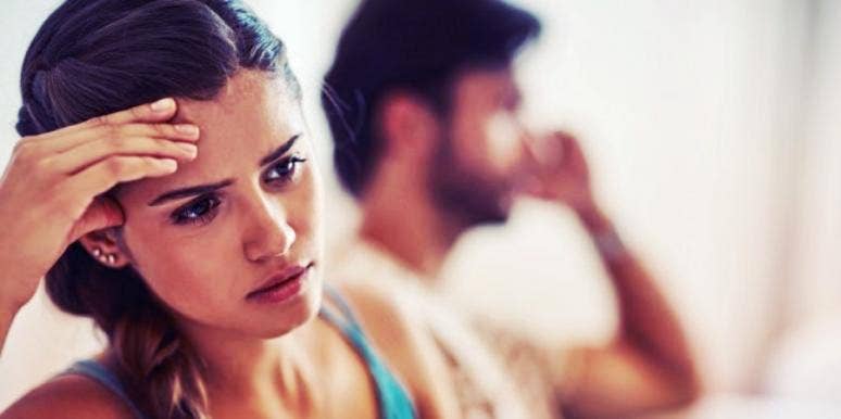 The Scientific Reason So Many Women Stay In Emotionally Abusive Relationships couple fighting
