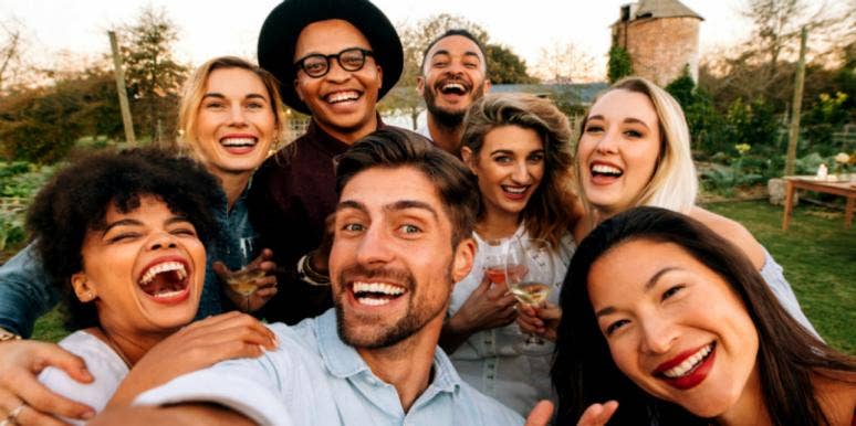 15 Pisces Facts And Myths You Should Know group selfie smiling laughing friends