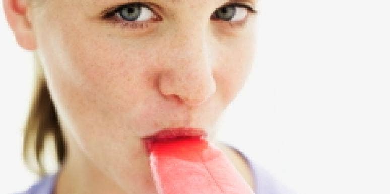 woman popsicle