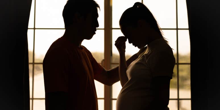 Woman Finds Out Her Husband Got Her Best Friend Pregnant — Seven Months After Getting Her Pregnant Pregnant woman sad