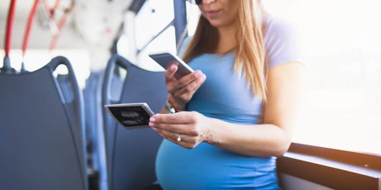 Pregnant Woman Called ‘Lazy' For Refusing To Give Up Her Seat On A Bus To An Older Woman Pregnant woman on a bus