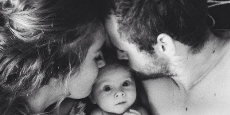 Parents kissing baby Parents kissing baby