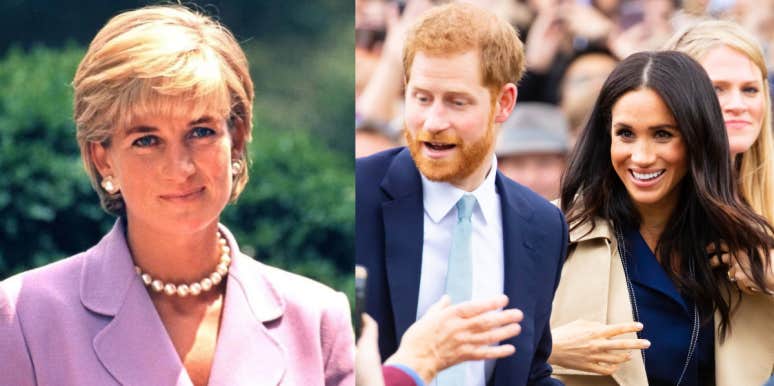 Princess Diana, Prince Harry, Meghan Markle 