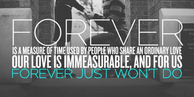 Best Proposal Speech Ideas & 50 Romantic Love Quotes To Use proposal speech love quote over image of couple's feet