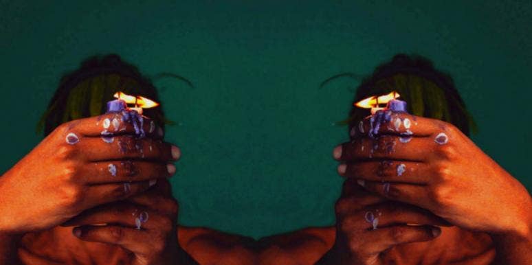 ptsd from emotional abuse woman with candle dripping on hand