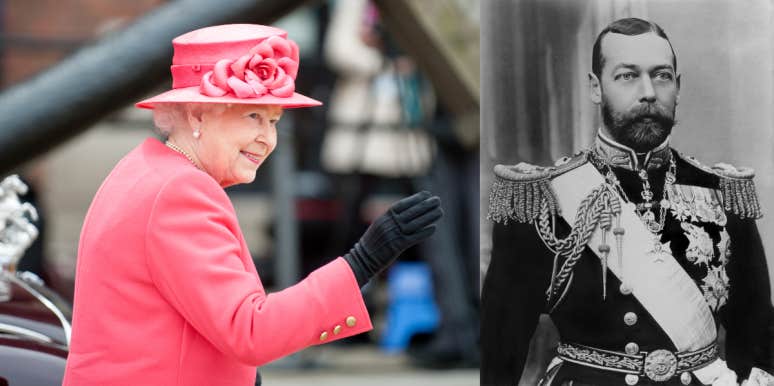 Queen Elizabeth II and King George V