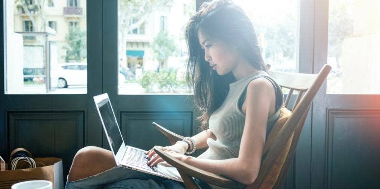 Something Weird Happened When I Tried To Quit Facebook Cold-Turkey woman using laptop