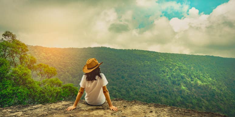 I'm Turning 21 — And I'm Ready To Be Engaged woman overlooking gorgeous view