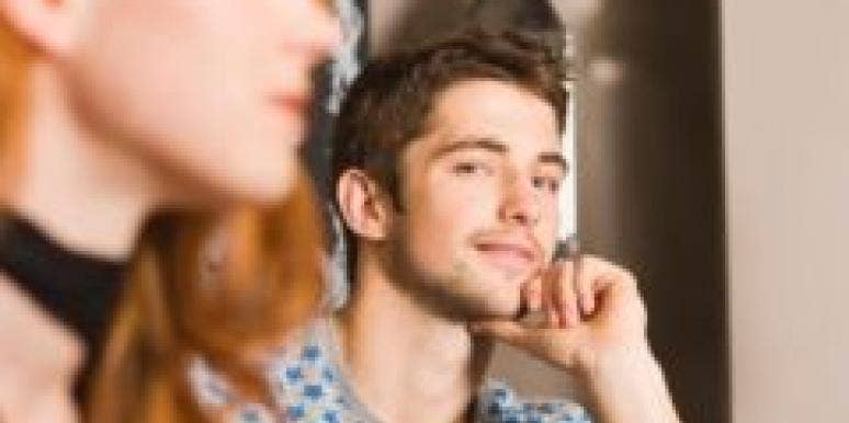 Is He Just A Womanizer? man checking out woman
