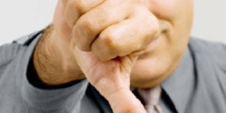 Explained: Why Men Go For Certain Types close up of man with thumbs down