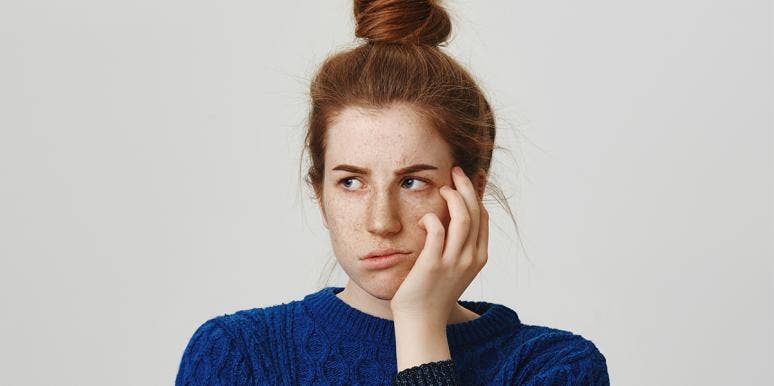How Resting Bitch Face Affects You And Sabotages Lives, Says Science woman with a scour