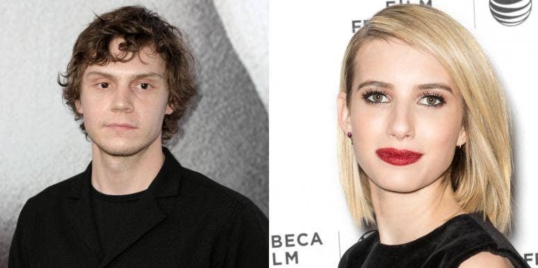 Evan Peters and Emma Roberts Evan Peters and Emma Roberts