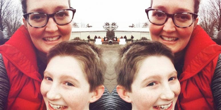 Kelly and her son, Ryan Kelly and her son, Ryan