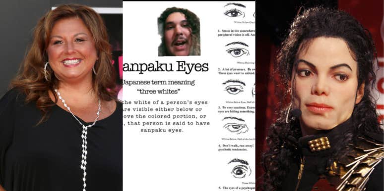 The TikTok Theory On Sanpaku Eyes That Indicates Upcoming Tragedy In A Person's Life Abby Lee Miller, sanpaku eyes, Michael Jackson
