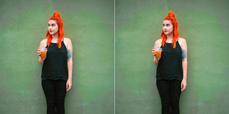 Scorpio Zodiac Sign: Personality Traits & Characteristics woman with red hair green background
