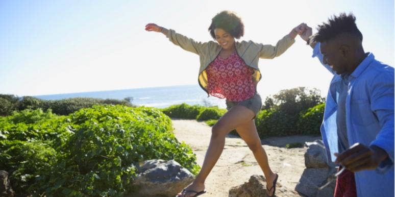 7 Secrets Couples Know About Making Up After A Fight man and woman walking outside together