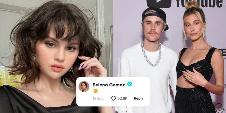 Selena Gomez Comments On Video Explaining Why She Was 'Always Skinny' Dating Justin Bieber Selena Gomez, TikTok comment, Justin Bieber, Hailey Bieber